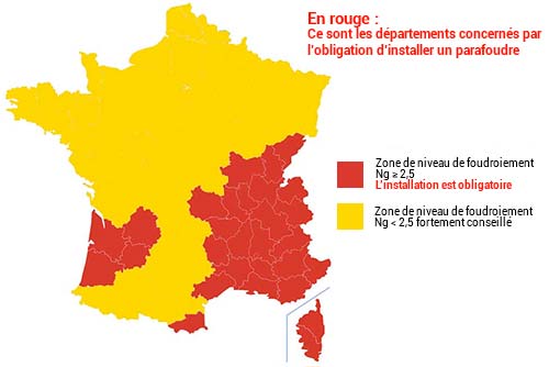 carte installation parafoudre