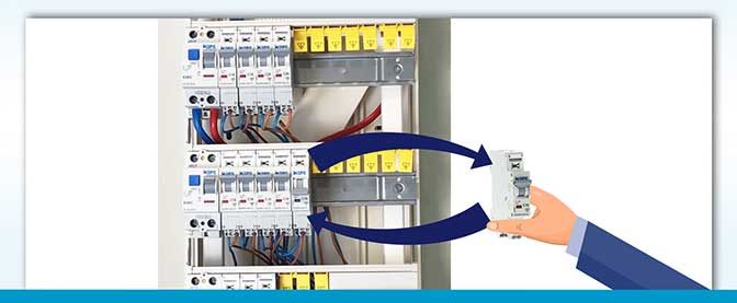 Changer un disjoncteur dans un tableau électrique