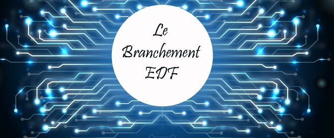 Le branchemet EDF d'une installation électrique domestique