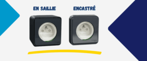 Prise et interrupteur en saillie ou encastré Mureva Styl