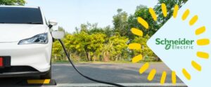 Recharge véhicule électrique avec Mureva Styl schneider