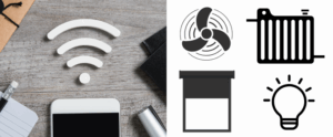 Interrupteurs connectés dans maison