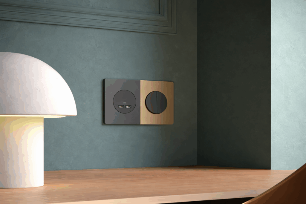 Plaque de finition Schneider Odace décorative