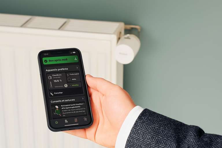 Application Schneider Wiser Home pour la gestion du chauffage