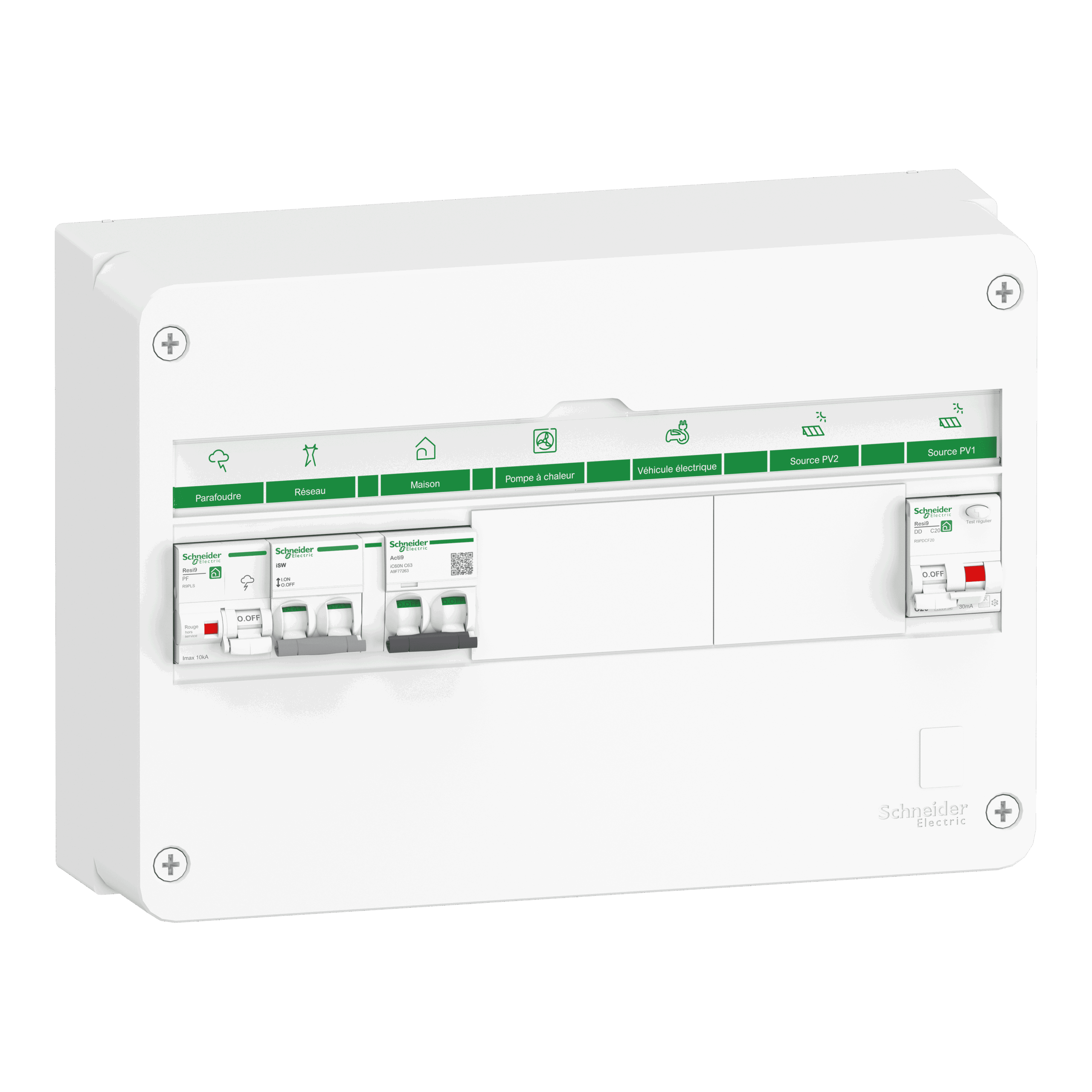 coffret photovoltaïque Schneider Resi9 Energy center
