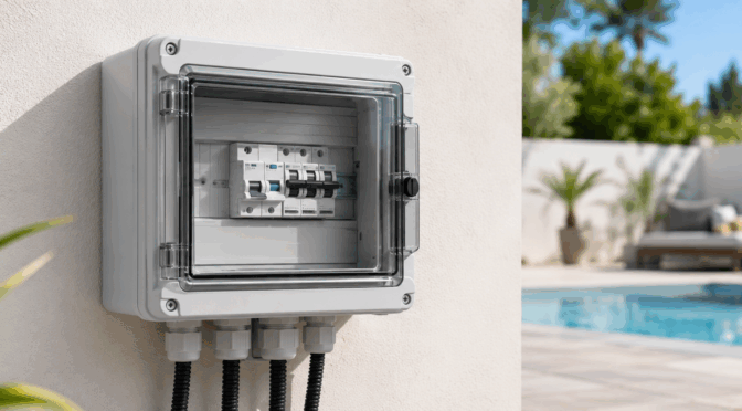 Coffret électrique étanche : sécurisez votre piscine et vos installations extérieures cet été